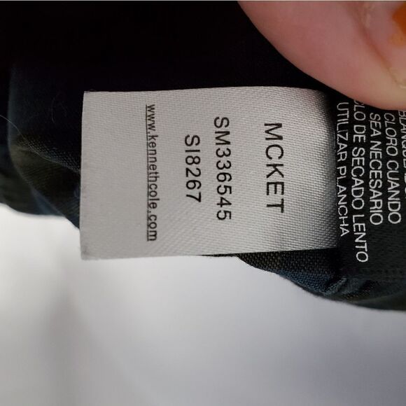 KENNETH COLE button down shirt‎ buffalo check cotton S - Picture 6 of 7